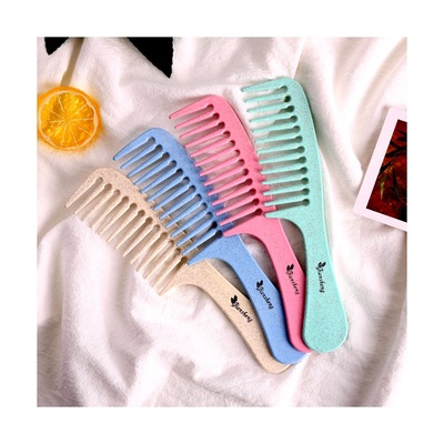 goods in stock Straw Hairdressing Bangs Straight hair Volume comb Shampoo and comb Combs Manufactor wholesale