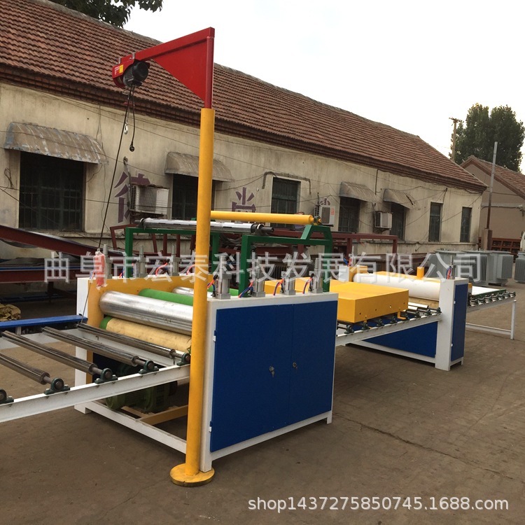 全自动贴面机 亚克力板材平贴机 大板贴面机 涂胶贴面一体机