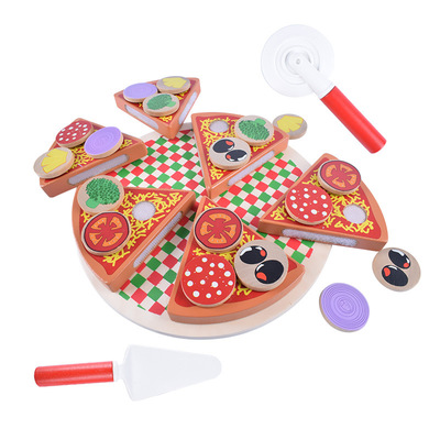 Manufactor Direct selling children Play house Puzzle Pizza Earnest music simulation Velcro Be absolutely sure to cognition Toys