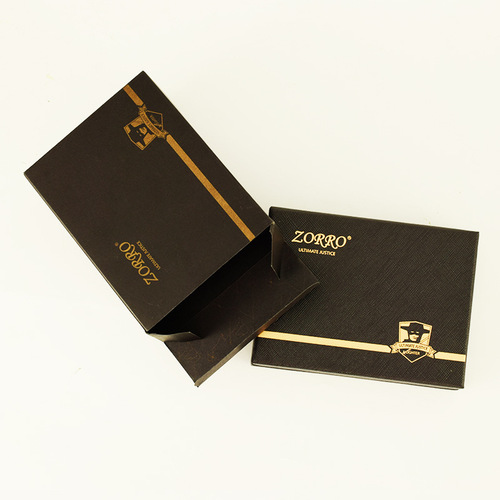 Metal lighter gift box Zorro lighter gift box wholesale lighter storage paper box wholesale