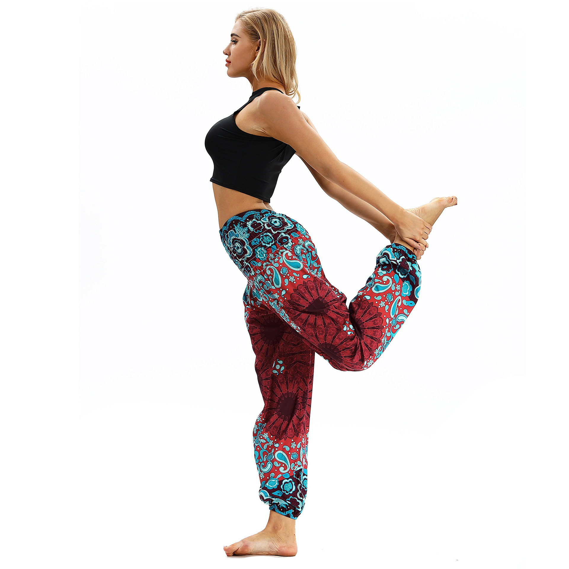 NUEVA impresión deportes yoga pantalones Nihaostyle ropa al por mayor NSMDF67644