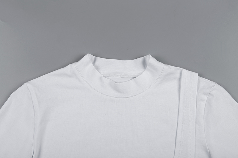 ONeck Short Sleeve Crop Top Fashion Closet Clothing