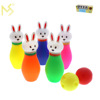 Children's rabbit, set, cartoon toy, family style