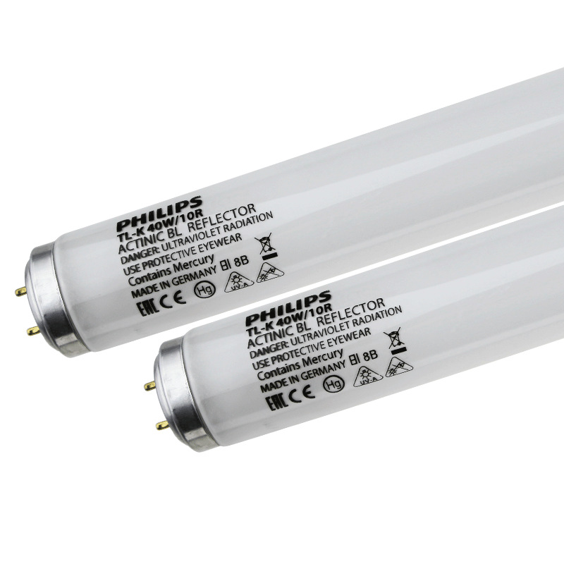 필립스 UV 경화 램프 40WBL 일치하는 UV 램프 TL-K 40W10R BL 그림자없는 접착제 건조 램프