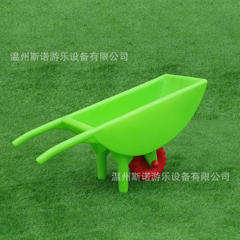 感统滚塑独轮车 加厚手推车 平衡感统训练器材儿童独轮车