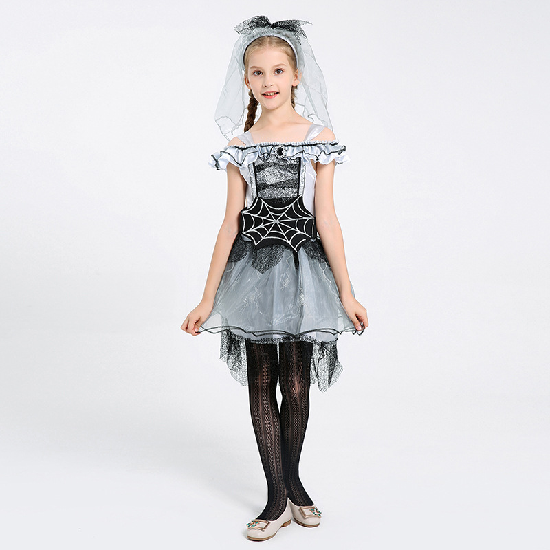 June 1 Children's Day Masquerade Party Spider Fairy Costume Spider Bride Acting Props Costume