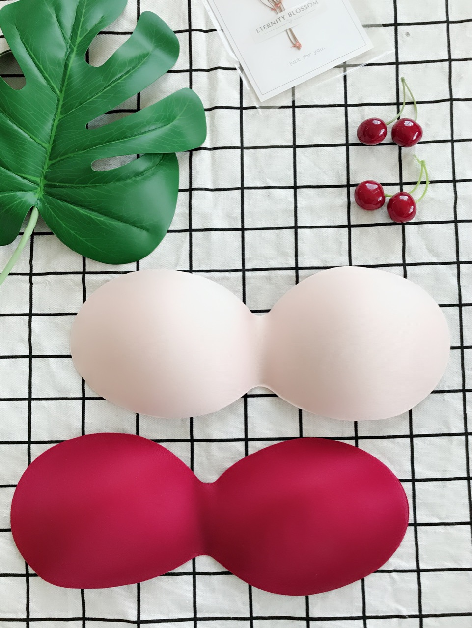 【厂家直销】针织内衣、裹胸衣等八字型内衣海绵垫 内衣罩杯胸垫|ms