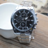 Steel belt for leisure, fashionable watch, quartz watches, Aliexpress, wish