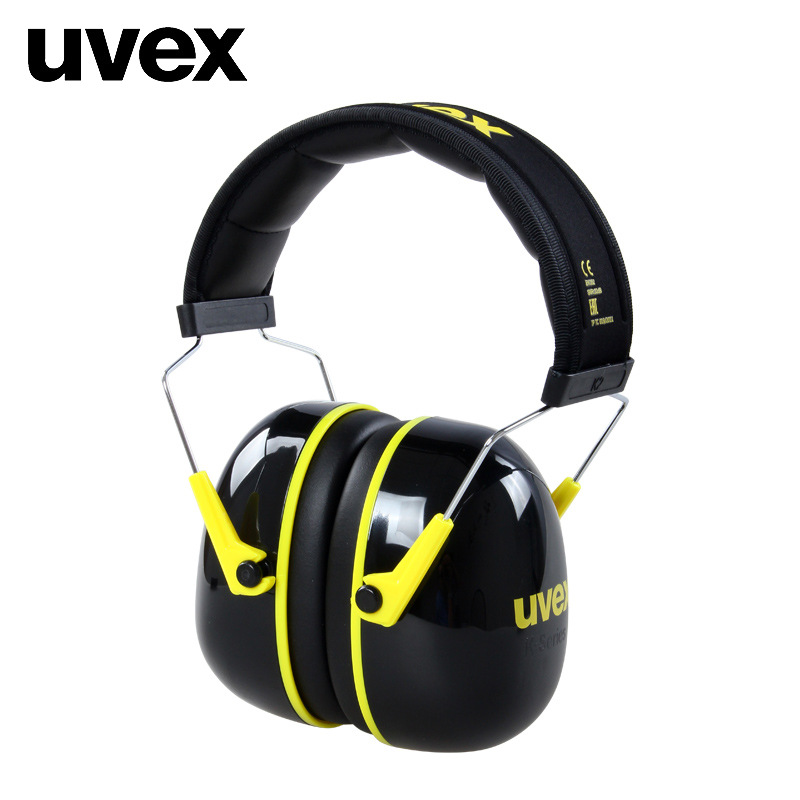 德国UVEX优维斯K2隔音耳罩 抗噪音学习睡眠耳机 工业劳保防护耳罩