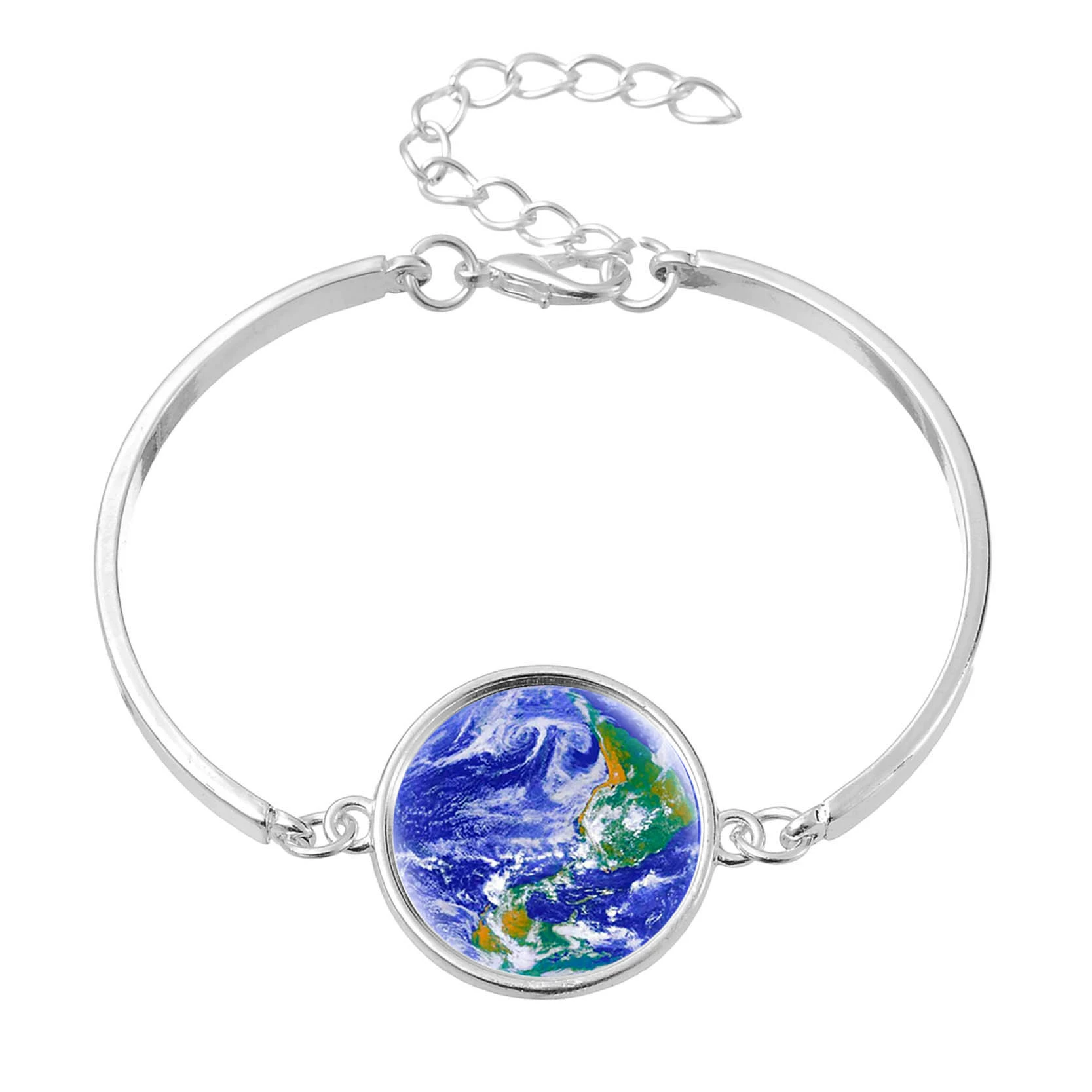 Луна, звёздное небо, модный металлический браслет, 2018 год, Aliexpress, новая коллекция, с камнем, европейский стиль