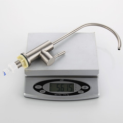Manufacturer wholesale 304 stainless steel food grade water purifier faucet kitchen sink basin lead-free straight drinking water faucet