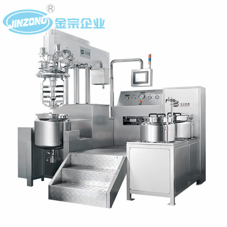 供应JRKB-200全自动真空乳化机 高剪切上均质乳化机 化妆品设备