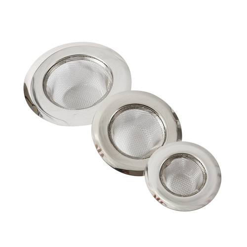 Creative stainless steel sink filter kitchen net supplies fine mesh pool drain clog prevention floor drain bathroom hair