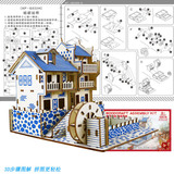 Феникс, реалистичный конструктор, деревянная головоломка, интеллектуальная игрушка, DIY, 3D, детская поделка своими руками