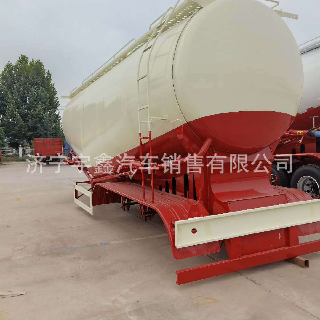 Produce Various light cement Trailer Materials Trailer Lower ash Semi Trailer Powder tank semi-trailer