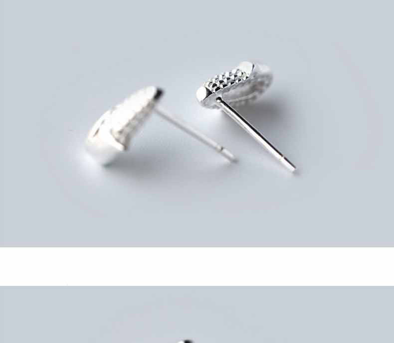 10g Weight No Inlaid Inlay Material Earrings, Ear Studs Classification Wedding, Travel Occasion Alloy Material Corn Pattern Women'S Gender Plating Design Fashion Style Gold, Silver Color Fashion Corn Plating Alloy No Inlaid Stud Earrings 13