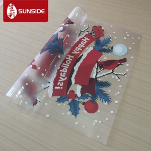 [深圳UV喷绘厂家制作玻璃橱窗贴 彩白彩透明贴 静电膜]