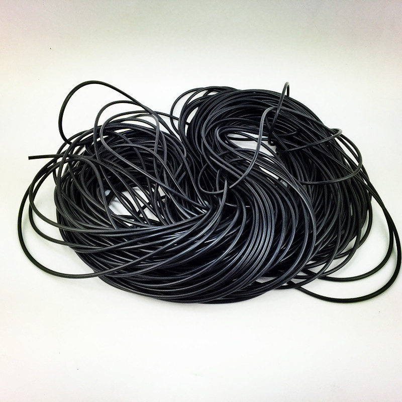 丁青胶实心圆橡胶条 氟胶条 三元乙丙橡胶条 海绵橡胶条