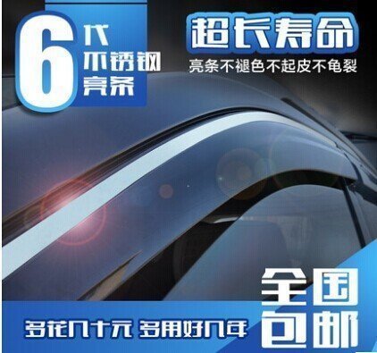 Renault Renault Koleos Rain Guards, Thickened Injection Molded (Rain shield)