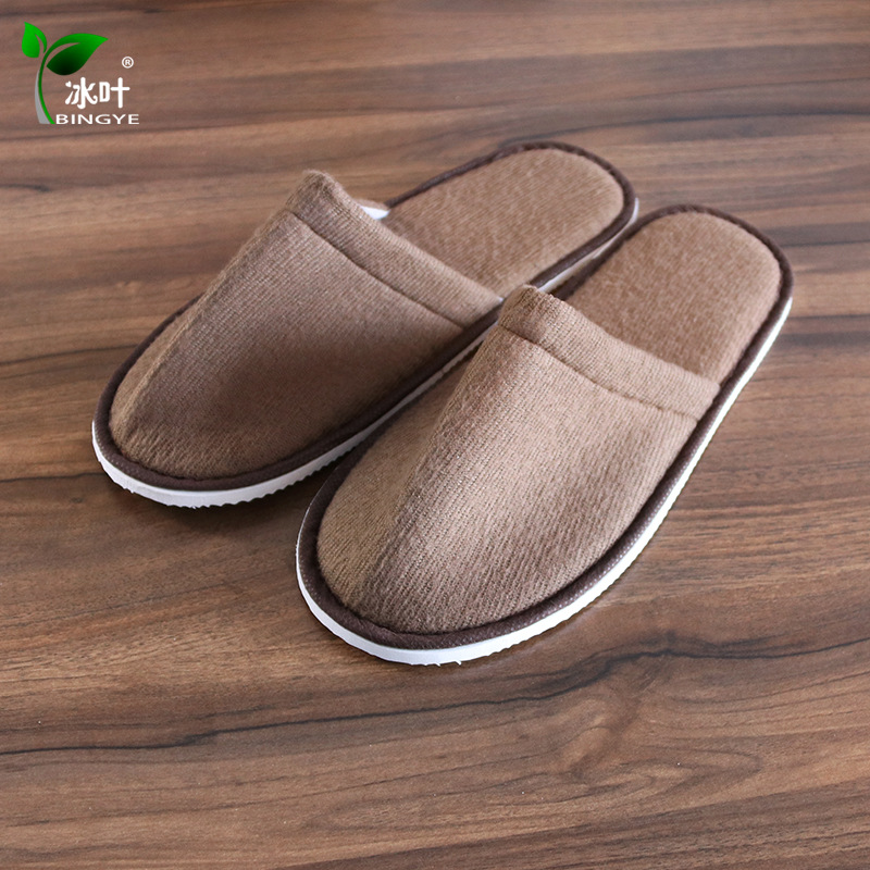 上底浅咖啡拖鞋4