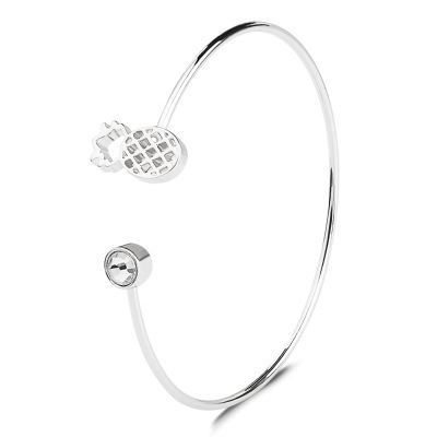 Vente Chaude En Europe Et En Amérique Populaire Bracelet Simple Fruits Ananas Creux Bracelet Personnalité Femelle Diamant Bracelet En Gros display picture 4