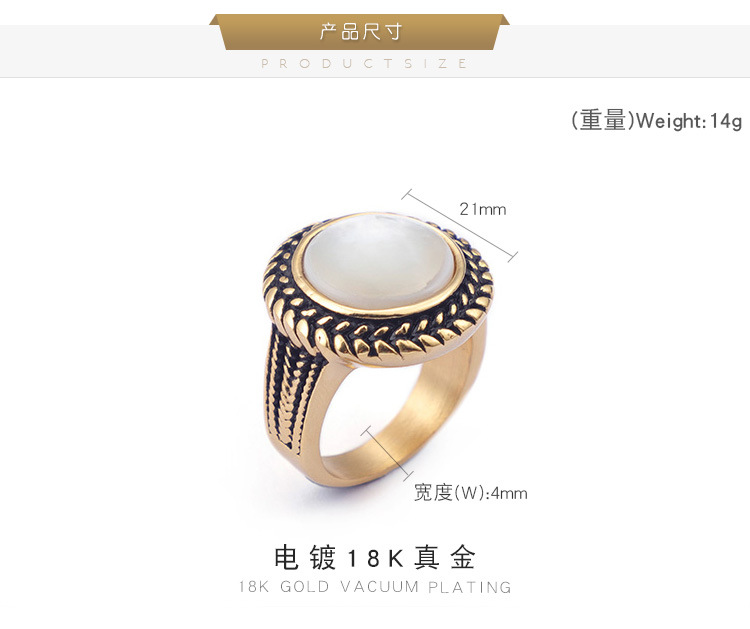 Vacuum Plating Gold Plating Process Stainless Steel 18K Gold Plated Fashion Geometric