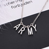 Necklace with letters, Amazon, ebay