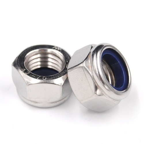 304/316 stainless steel thickened nylon lock nut DIN982 hexagonal lock nut M5-M20
