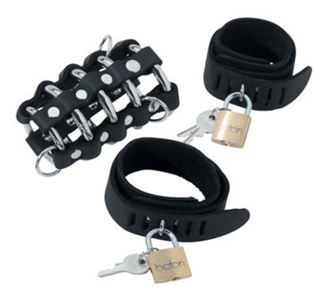 Fábrica al por mayor anillo de pene sexy JJ anillo juguetes sexuales adultos suministros de entrenamiento de cuero de vaca con cerradura