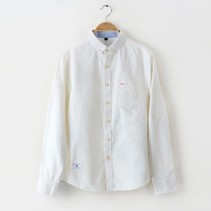 夏天翻领衬衫韩版公司企业logo定制团体工作服男士纯棉衬衫修身版