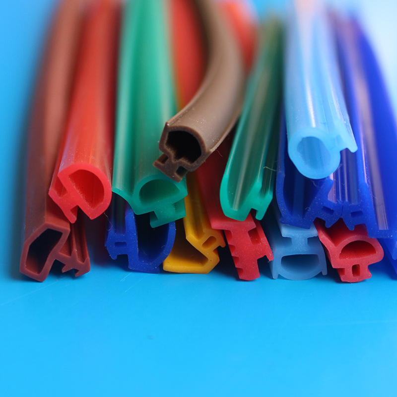 厂家直销耐高温硅胶条 耐磨损机械固定密封防撞条装饰条胶条现货