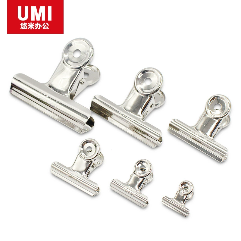 Youmi B09304S круглый железный зажим 38 мм для квитанций (6 шт. в OPP-пакете) №4 финансовый офисный зажим для счетов