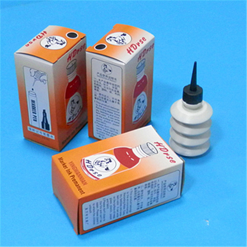 Wholesale marker ink refill oily marker water black 25ml non-erasable marker refillable with ink