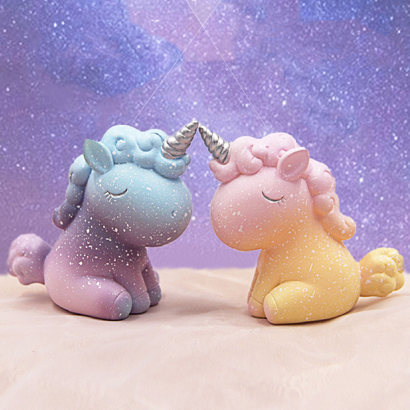 梦幻独角兽  粉色少女心创意桌面摆件可爱卡通工艺品礼物 存钱罐|ru
