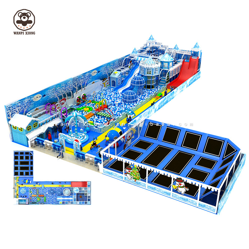 Trampoline Market children indoor adult Gym motion combination Trampoline entertainment equipment