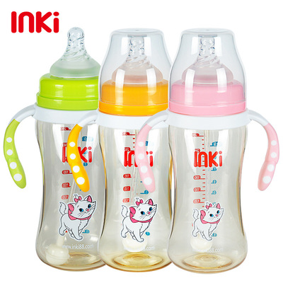 宽口径PPSU防摔防胀气自动奶瓶240ml防母乳头口感多功能喂养辅食|ru