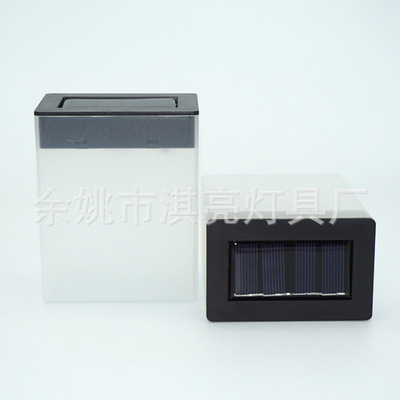 工廠壹件代發新款防水戶外太陽能LED壁燈可定制logo電商現貨暖白