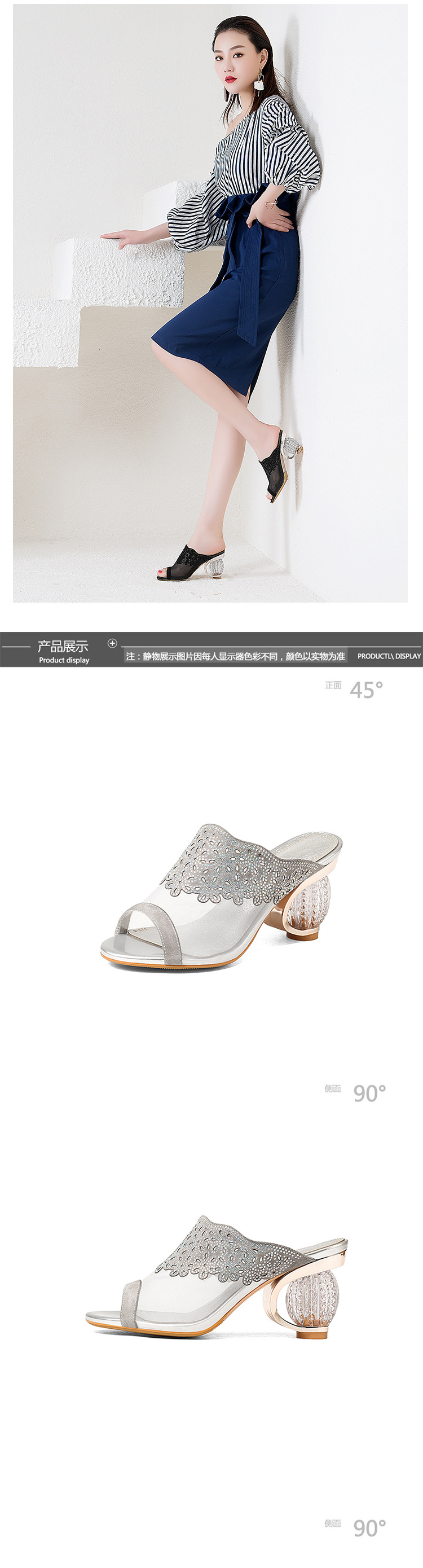 Chaussures été pour femme ZHJY CUIR SANS STANDARD en Caoutchouc - Ref 3345441 Image 16