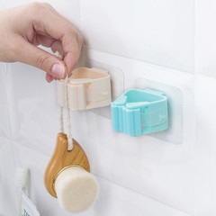 拖把掛鈎掃把卡座扣強力承重無痕免打孔釘拖布夾衛生間壁掛架粘鈎