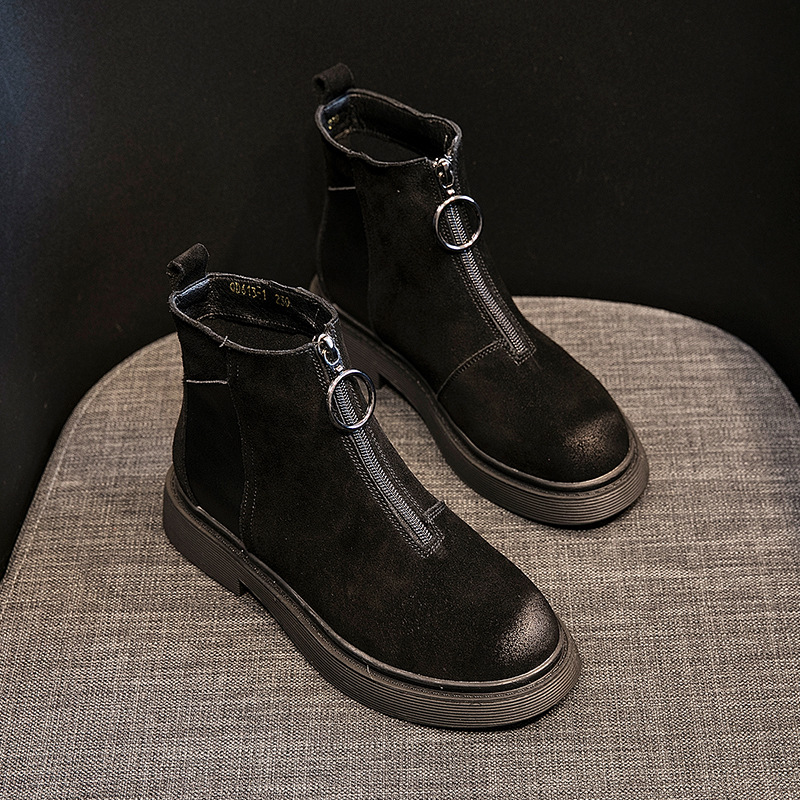 Bottes femme en En cuir - Ref 3355089 Image 1