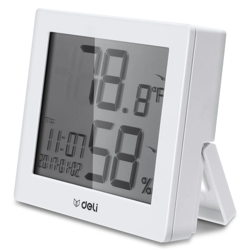 Electronic universal wall thermo hygrometer, simple and elegant design