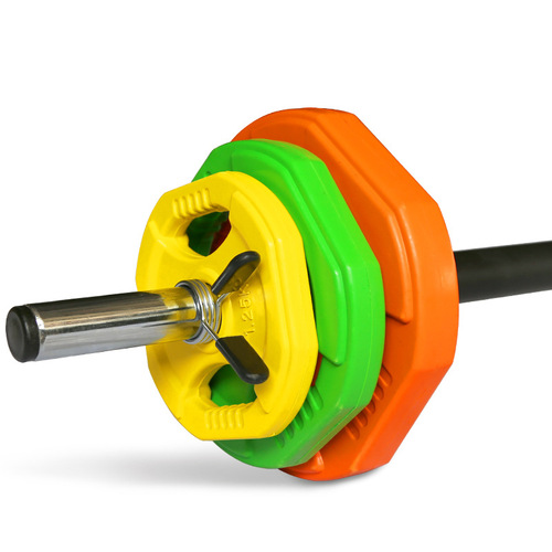 Factory direct sales barbell gym commercial barbell set women's barbell home aerobics barbell color