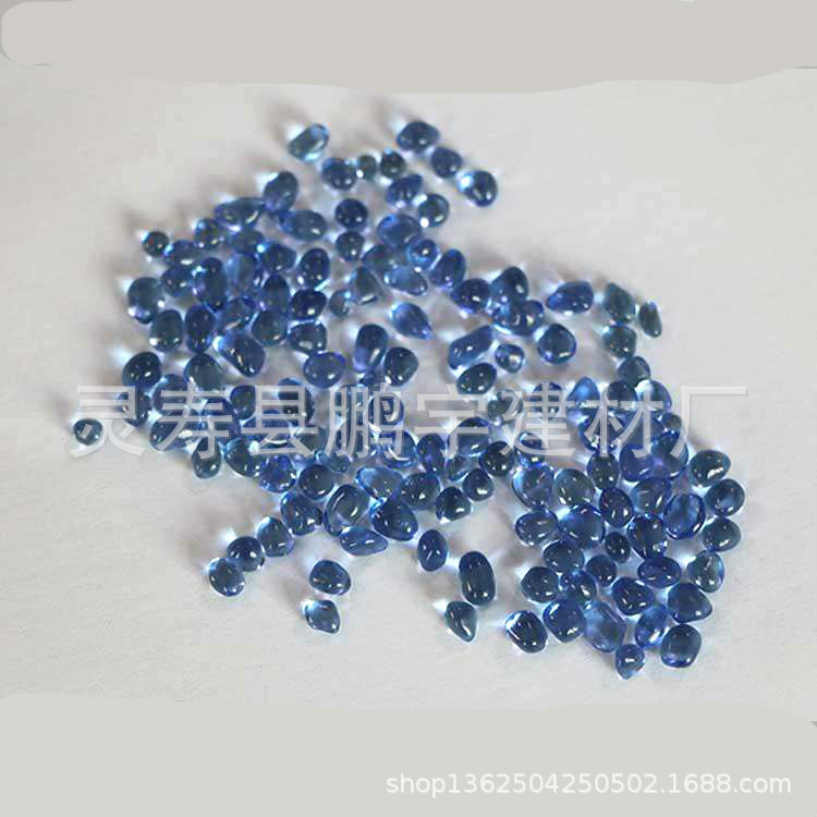 60目透明玻璃砂  1mm-16mm彩色玻璃珠  多彩玻璃砂  装饰玻璃砂