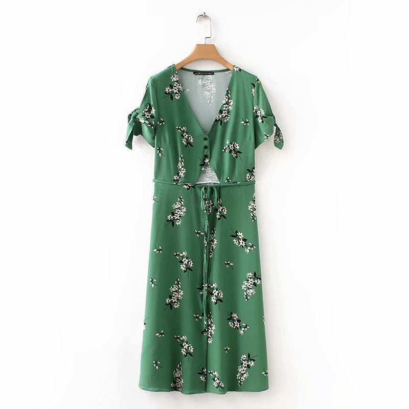 Chiffon Fashionskirt(Green-L) NHAM4325-Green-L