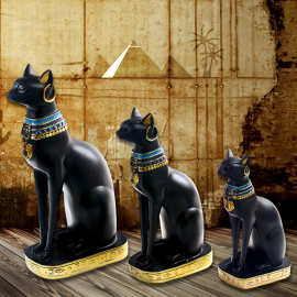 家居树脂工艺品异域风情猫神埃及摆件欧美式家居风格装饰礼品摆件