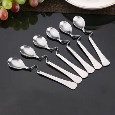 410 originality household a soup spoon Special-shaped coffee Spoon Stirring spoon s type Stainless steel Spoon Cutlery Set gift
