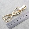 Golden bow tie, hairgrip, hair accessory, 7cm