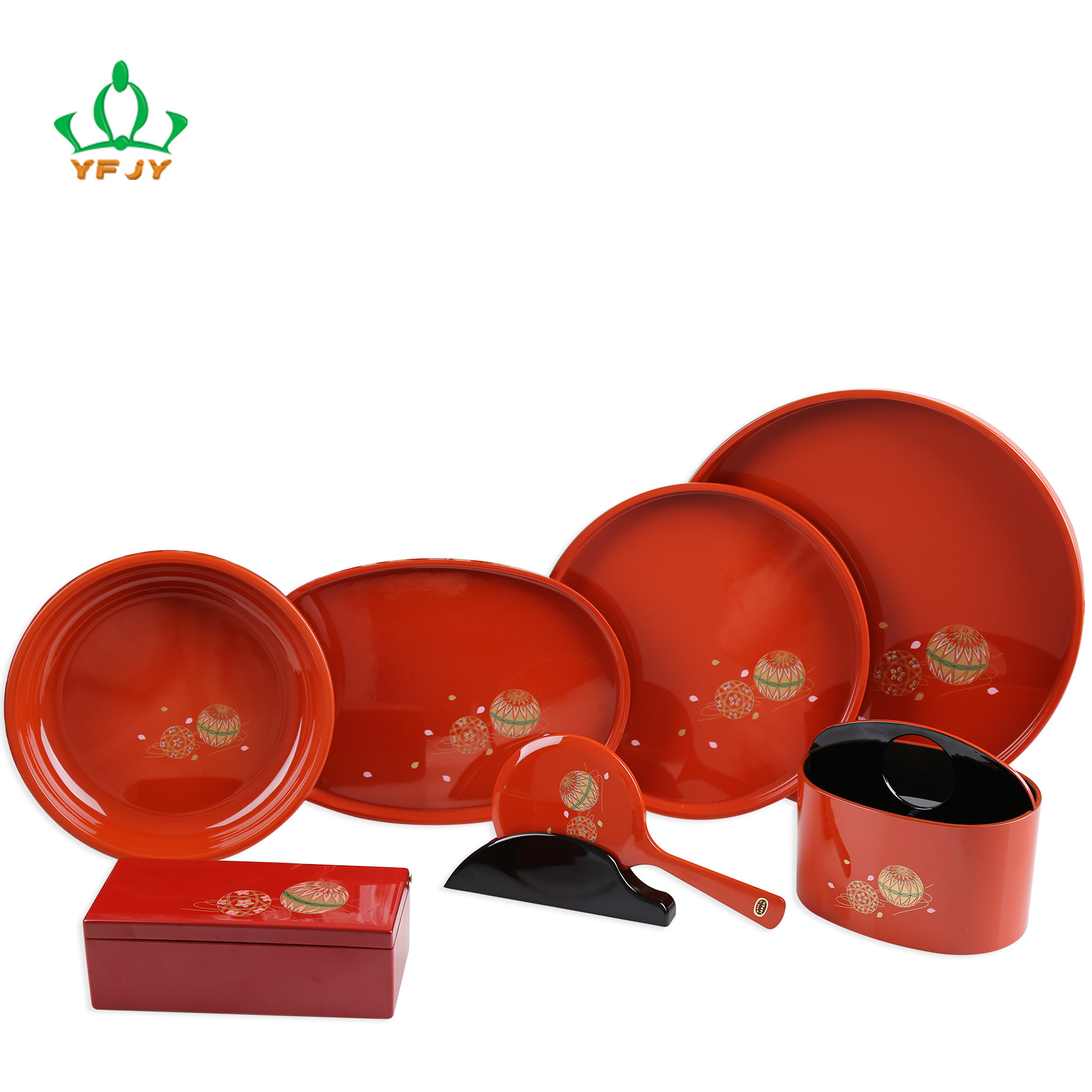 日本纪州漆器【球与国王】系列进口餐具碟盘日用品给生活带来惊喜|ru