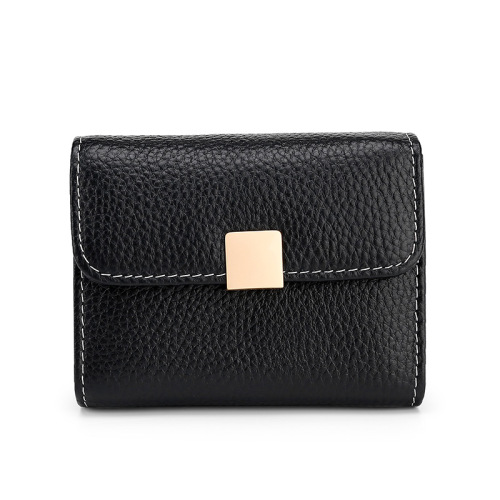 New Arrival Simple Genuine Leather Women's Cowhide Multi-Slot Small Card Holder Business Card Wallet Coin Purse Women's Driver's License Card Case