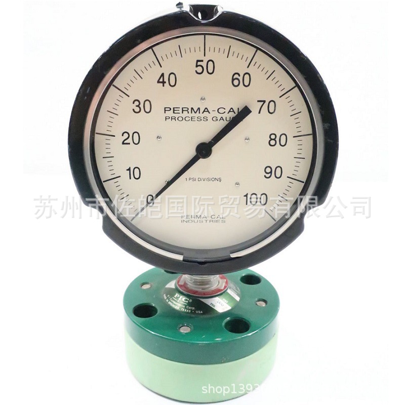 原装美国PERMA-CAL品牌121TID04A23型号带隔膜卫生级别压力表